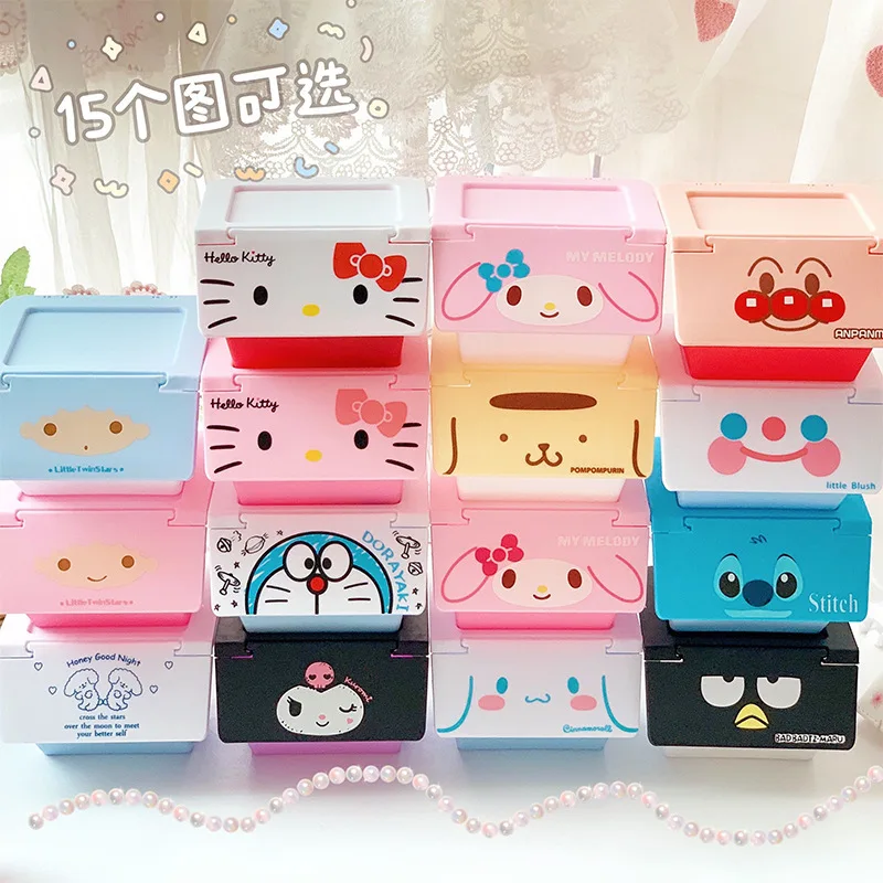 Kawaii Sanrios Anime Kuromi Hellokitty Cartoon Mymelody Cute Cinnamoroll Desktop Flip Jewelry Organizer Storage Box Toys Gifts
Kawaii Sanrios Anime Kuromi Hellokitty Cartoon Mymelody Cute Cinnamoroll Desktop Flip Jewelry Organizer Storage Box Toys Gifts