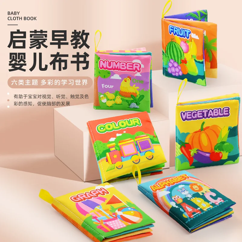Montessori 0-12Monthes Baby Books toys Educational Newborn Infant Early Learning Cloth Book Develop Cognize Reading Puzzle Toys 
Montessori 0-12Monthes Baby Books toys Educational Newborn Infant Early Learning Cloth Book Develop Cognize Reading Puzzle Toys