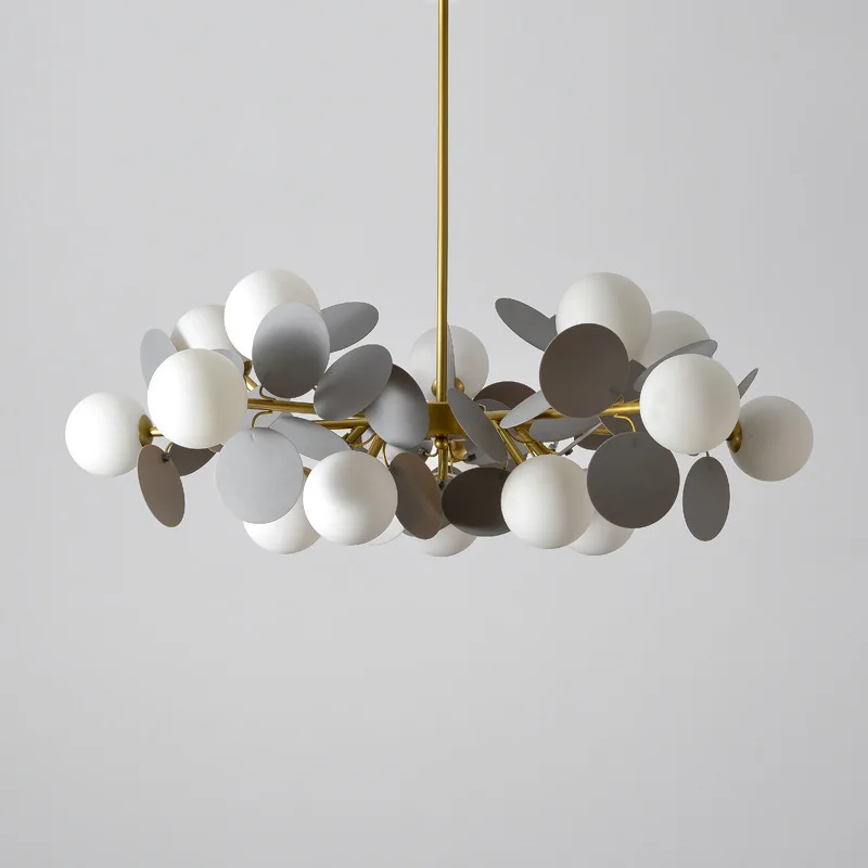 Modern Nordic Style LED Chandelier For Living Room Bedroom Dining Room Kitchen Pendant Lamp White Glass Ball Hanging Light G9
Modern Nordic Style LED Chandelier For Living Room Bedroom Dining Room Kitchen Pendant Lamp White Glass Ball Hanging Light G9