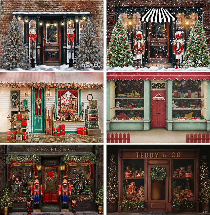 Photography Background Christmas Barn Door Glitter Xmas Trees Toy Shop Kids Family Portrait Decor Backdrop Photo Studio
Photography Background Christmas Barn Door Glitter Xmas Trees Toy Shop Kids Family Portrait Decor Backdrop Photo Studio