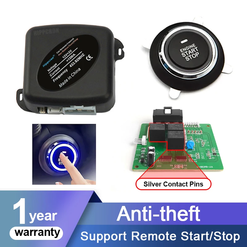 Hippcron Автомобильная сигнализация Пуск Стоп Кнопка двигателя RFID Система бесключевого доступа Кнопка стартера Стоп Авто
Hippcron Автомобильная сигнализация Пуск Стоп Кнопка двигателя RFID Система бесключевого доступа Кнопка стартера Стоп Авто