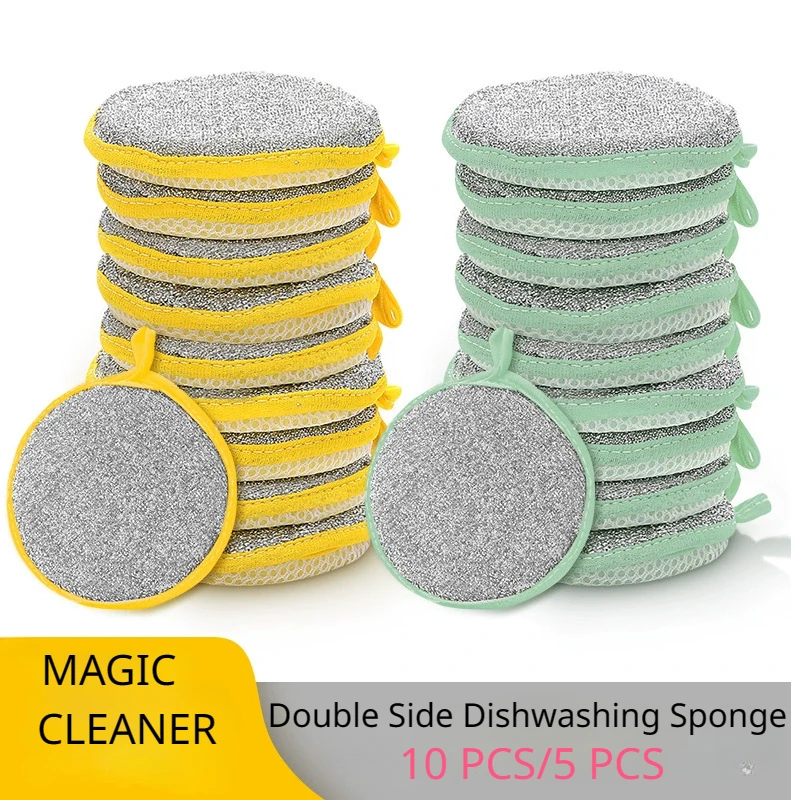 10/5PCS Double Side Dishwashing Sponge Dish Washing Brush Pan Pot Dish Wash Sponges Household Cleaning Kitchen Sponge Tools
10/5PCS Double Side Dishwashing Sponge Dish Washing Brush Pan Pot Dish Wash Sponges Household Cleaning Kitchen Sponge Tools