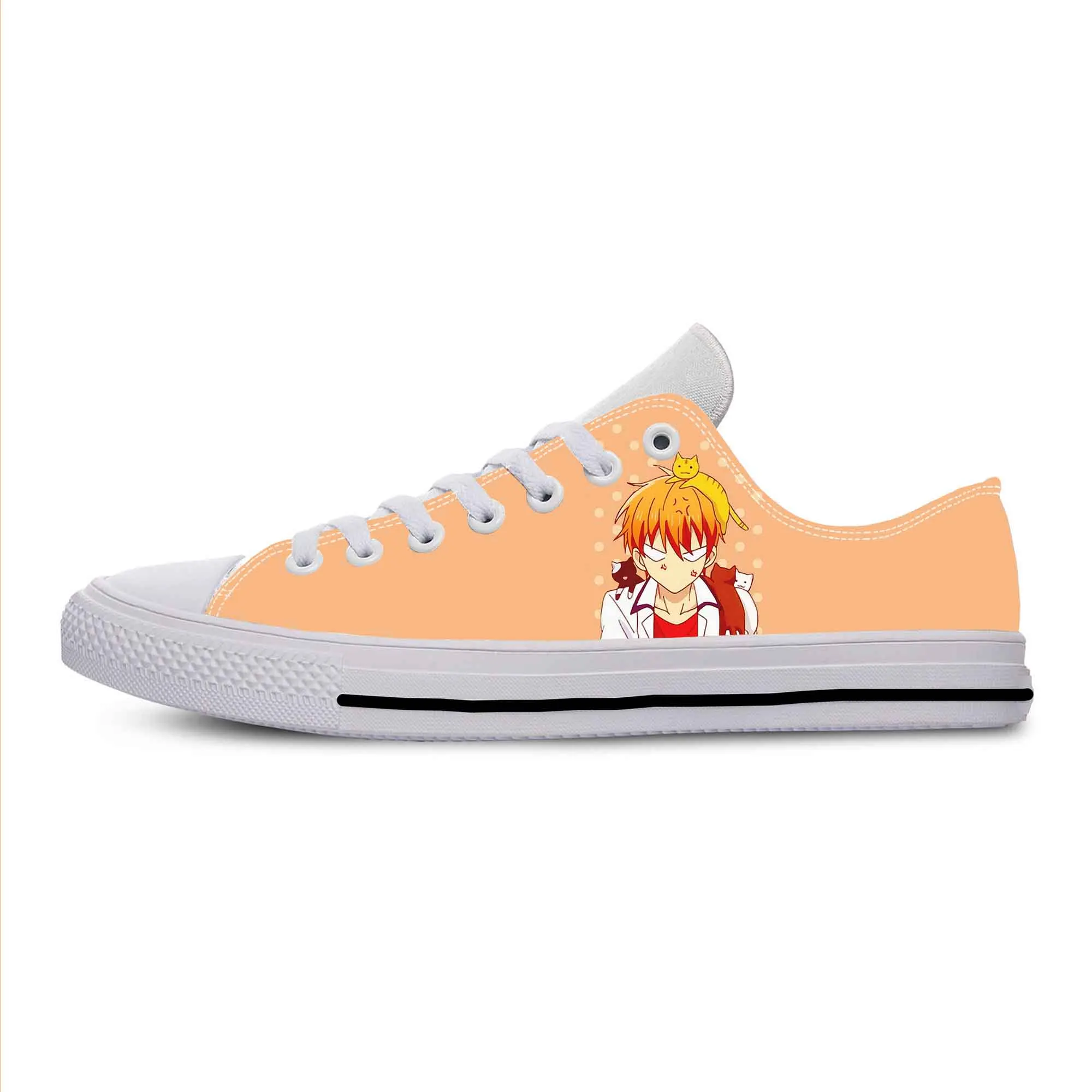 Hot Japanese Anime Cartoon Fruits Basket Sohma Kyo Casual Cloth Shoes Low Top Breathable Lightweight 3D Print Men Women Sneakers
Hot Japanese Anime Cartoon Fruits Basket Sohma Kyo Casual Cloth Shoes Low Top Breathable Lightweight 3D Print Men Women Sneakers
