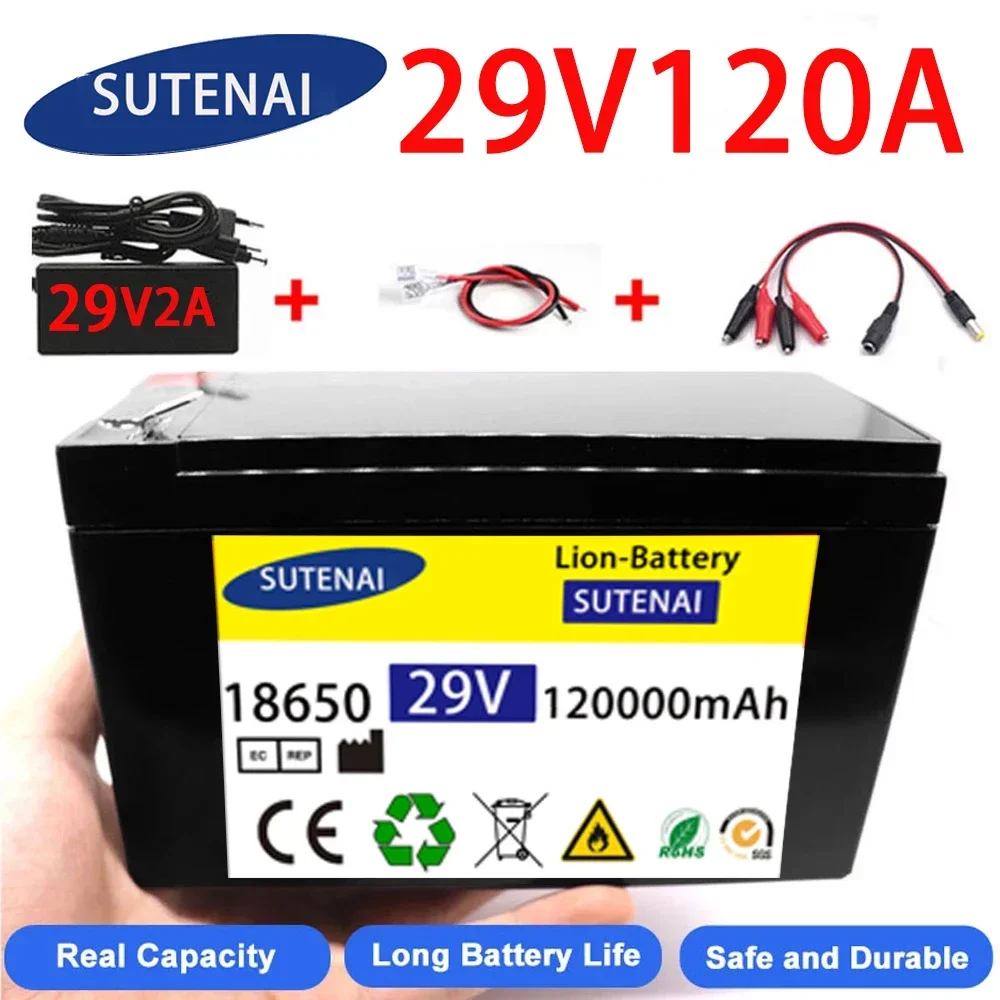 29v 120A Li Ion 18650 Battery Electric Vehicle Lithium Battery Pack 24V- 29V 35Ah 120Ah Built-in BMS 30A High Current
29v 120A Li Ion 18650 Battery Electric Vehicle Lithium Battery Pack 24V- 29V 35Ah 120Ah Built-in BMS 30A High Current