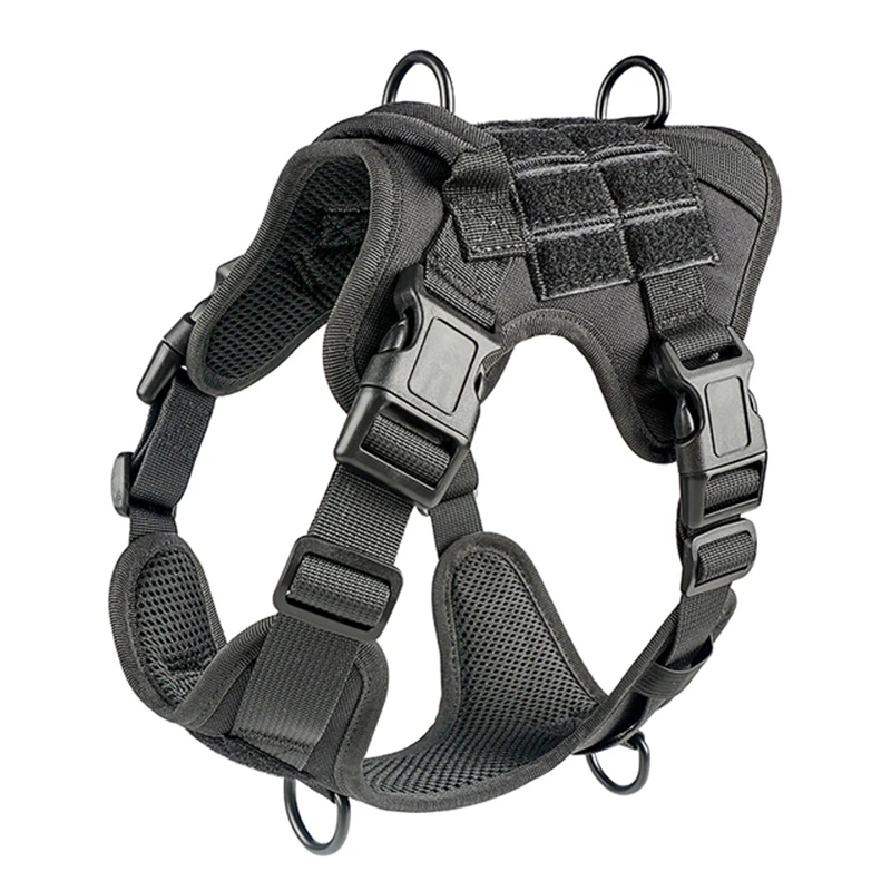Tactical Vest Dog Harness Military Pet Harness Chest For Medium Large Dog Training Hiking Molle Big Dog Harness With Storage Bag
Tactical Vest Dog Harness Military Pet Harness Chest For Medium Large Dog Training Hiking Molle Big Dog Harness With Storage Bag