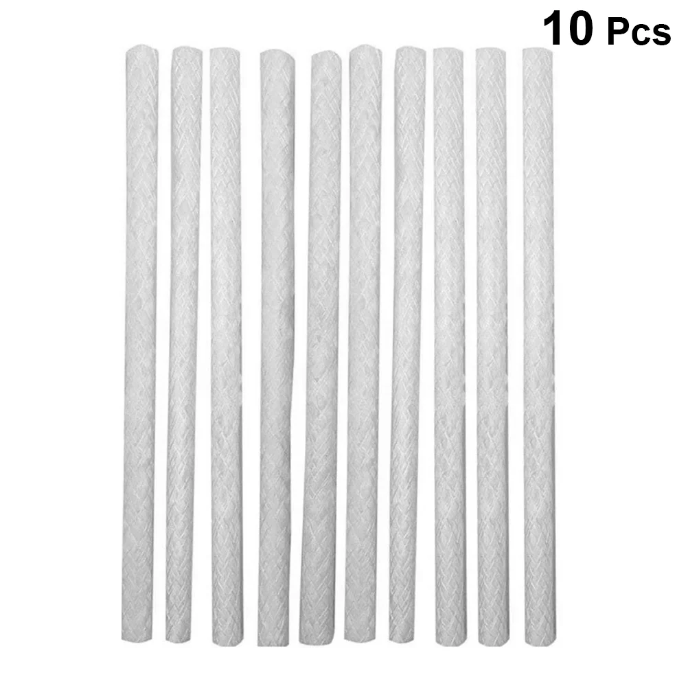 10pcs Fiberglass Wick Oil Lamp Wick Bottle Wick Outdoor Fiberglass Wick DIY Supplies (1.27x25cm, White)
10pcs Fiberglass Wick Oil Lamp Wick Bottle Wick Outdoor Fiberglass Wick DIY Supplies (1.27x25cm, White)