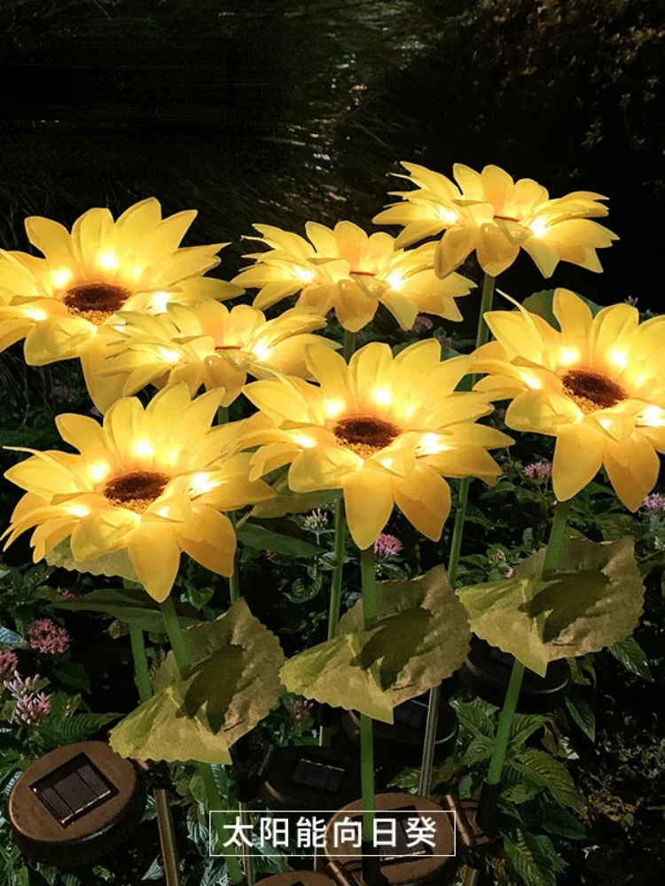 Outdoor Solar Sunflower 8LED Plug-in Simulation Lantern Plant Landscape Light Courtyard Garden Lawn Light Solar Lights
Outdoor Solar Sunflower 8LED Plug-in Simulation Lantern Plant Landscape Light Courtyard Garden Lawn Light Solar Lights
