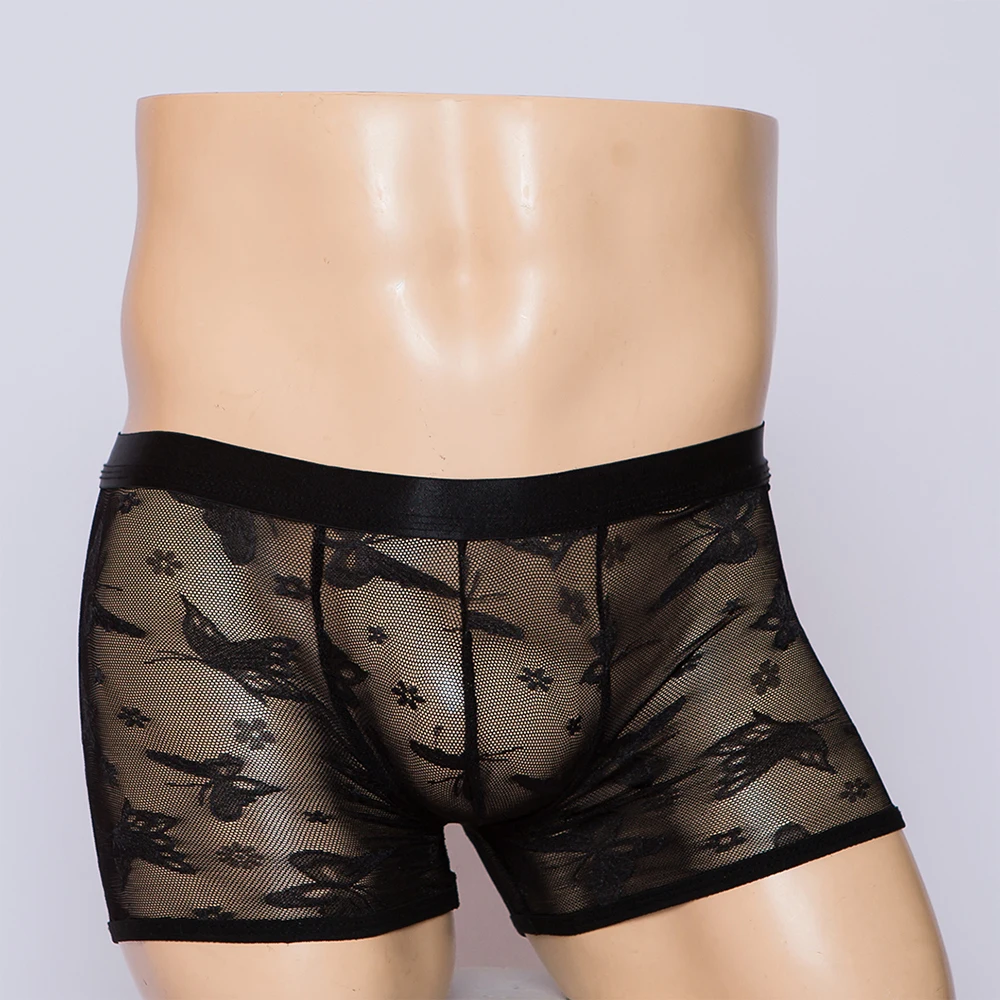 Men's Sissy Lingerie Floral Lace See-Through Panties Bulge Pouch Bikini G-String Male Ultra-thin Transparent Briefs Underwear
Men's Sissy Lingerie Floral Lace See-Through Panties Bulge Pouch Bikini G-String Male Ultra-thin Transparent Briefs Underwear