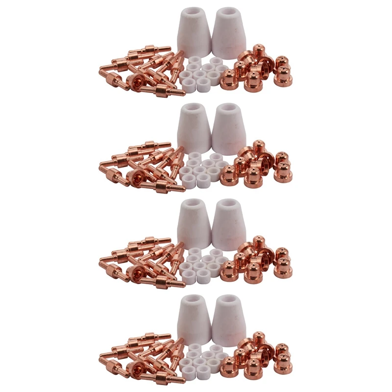 128Pcs For PT 31 LG-40 40A Standard Size Plasma Cutting Torch Cutter Consumables Extended Tip Nozzles Electrode
128Pcs For PT 31 LG-40 40A Standard Size Plasma Cutting Torch Cutter Consumables Extended Tip Nozzles Electrode