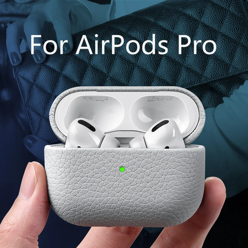 SanCore Genuine Leather For AirpPods Pro Case AirPods 1 2 3 cover Apple Bluetooth Earphone Accessories Lychee Pattern Cowhide
SanCore Genuine Leather For AirpPods Pro Case AirPods 1 2 3 cover Apple Bluetooth Earphone Accessories Lychee Pattern Cowhide