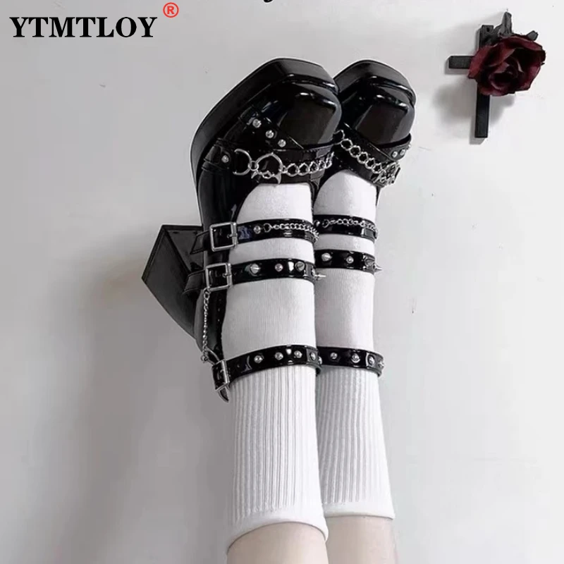 Shoes Platform Women's Shoes on Heels Women Loli Thick Heel Cross Bandage Women Shoes Kawaii Cute Cosplay Mary Janes
Shoes Platform Women's Shoes on Heels Women Loli Thick Heel Cross Bandage Women Shoes Kawaii Cute Cosplay Mary Janes