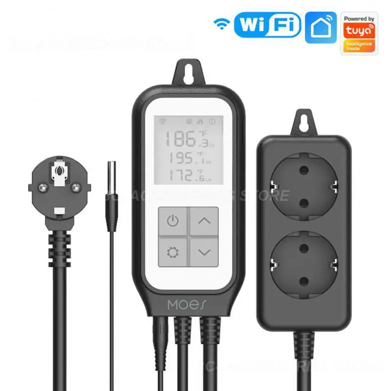 Relay Eu Socket Controller Wifi Thermometer For Smart Life Work Temperature Sensor Digital Display 2.4ghz Smart Life Thermostat
Relay Eu Socket Controller Wifi Thermometer For Smart Life Work Temperature Sensor Digital Display 2.4ghz Smart Life Thermostat