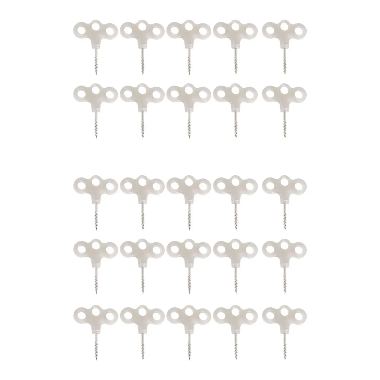 Three Hook Threaded Nail Luminous Twisting Nail Deck Nails for Gardening Backpacking
Three Hook Threaded Nail Luminous Twisting Nail Deck Nails for Gardening Backpacking