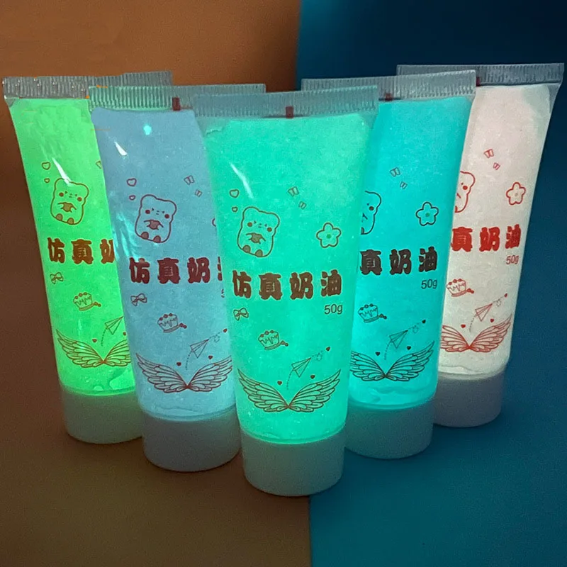 5 Colors 50ml Luminous Simulation Cream Glue Set Mobile Phone Shell Toy Decoration Handmade Diy Production Materials
5 Colors 50ml Luminous Simulation Cream Glue Set Mobile Phone Shell Toy Decoration Handmade Diy Production Materials