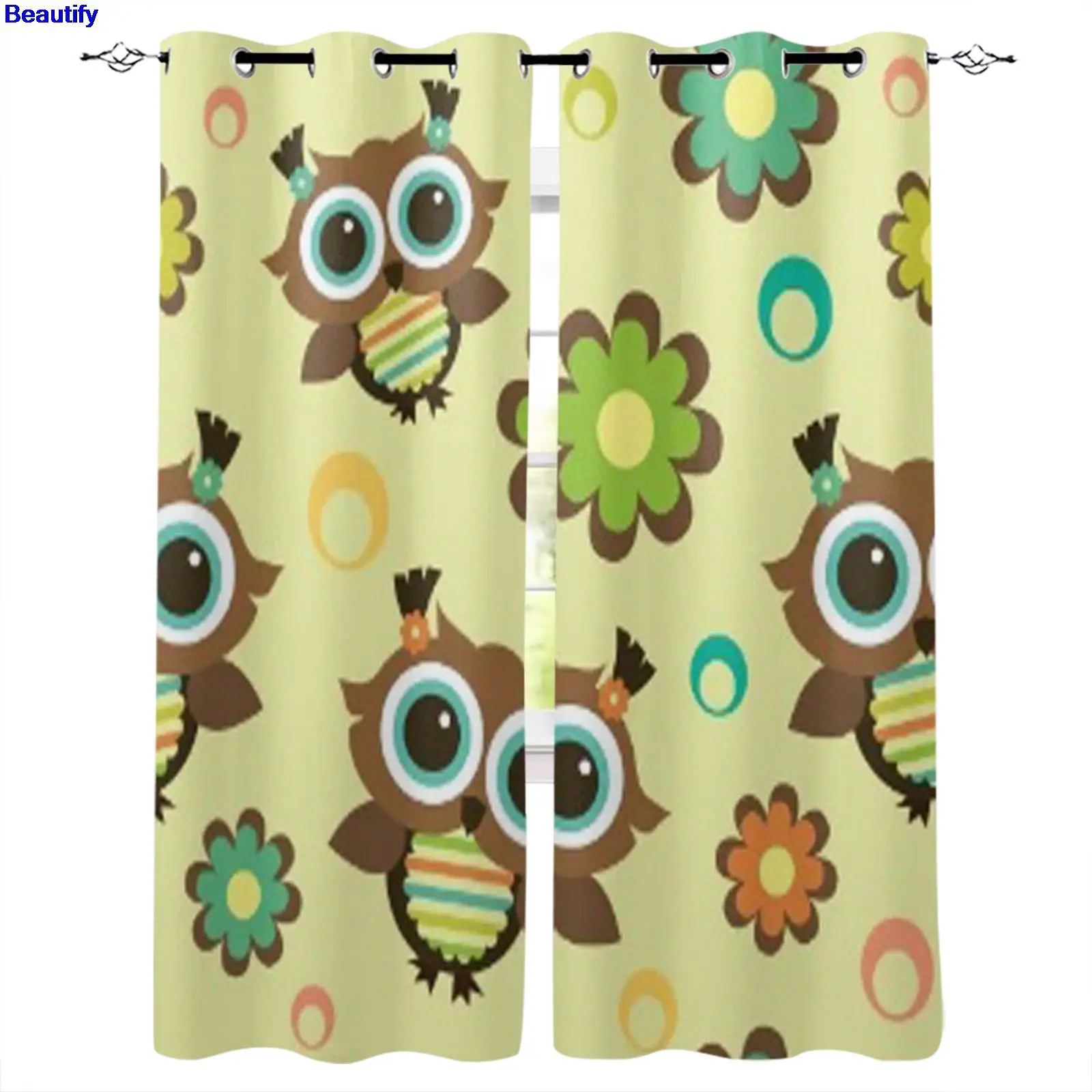 2022 Kid Owls Flower Pattern Curtains For Kitchen Bedroom Dining Room Window Treatment Curtains for Living Room Drapes
2022 Kid Owls Flower Pattern Curtains For Kitchen Bedroom Dining Room Window Treatment Curtains for Living Room Drapes