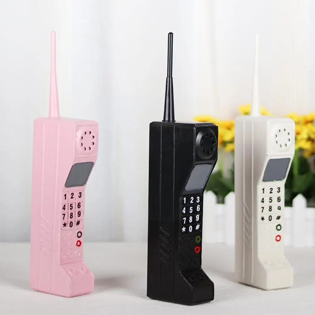 Bar Retro Telephone Model Metal Vintage Classic Brick Phone Photography Phone Cell Old Decoration Crafts Fashioned Mobile P V8P5
Bar Retro Telephone Model Metal Vintage Classic Brick Phone Photography Phone Cell Old Decoration Crafts Fashioned Mobile P V8P5
