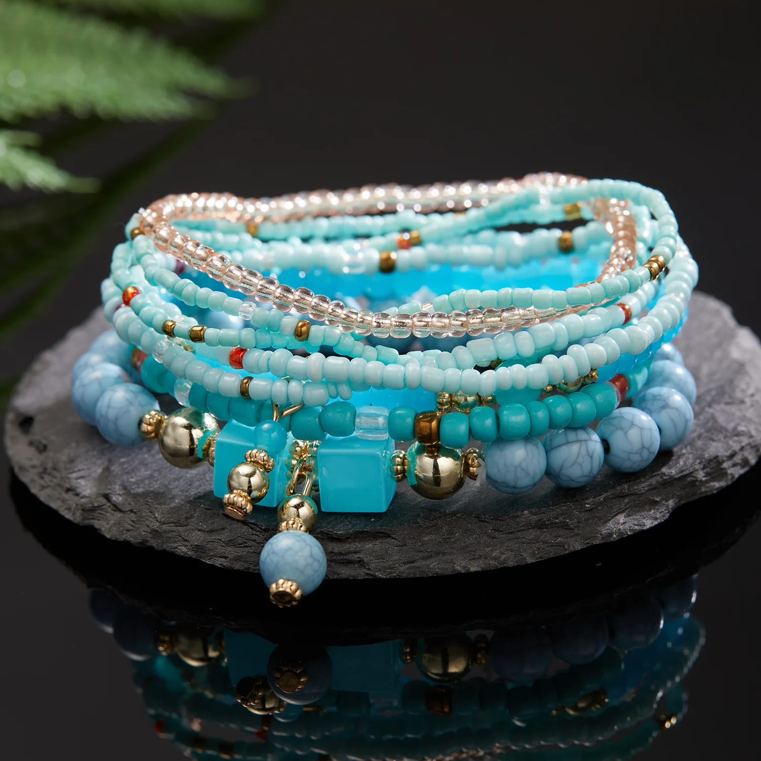 8Pcs Bohemia Colorful Beads Bracelets Set for Women Handmade Beaded Chain Bracelets Bangles Boho Female Party Vacation Jewelry
8Pcs Bohemia Colorful Beads Bracelets Set for Women Handmade Beaded Chain Bracelets Bangles Boho Female Party Vacation Jewelry