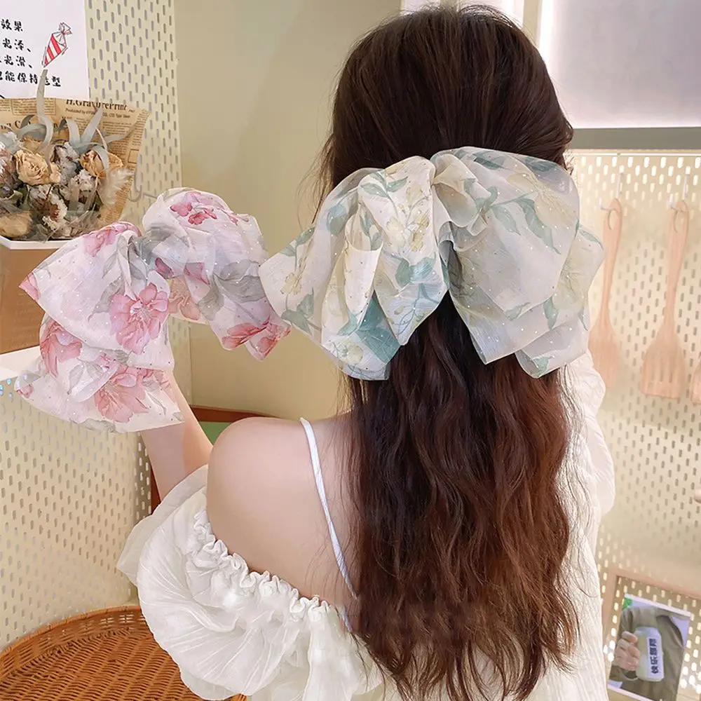 2022 Summer French Style Large Bowknot Hair Clip Small Fresh Chiffon Temperament Hairpin Elegant Fairy Back Of Head Hair Clips
2022 Summer French Style Large Bowknot Hair Clip Small Fresh Chiffon Temperament Hairpin Elegant Fairy Back Of Head Hair Clips