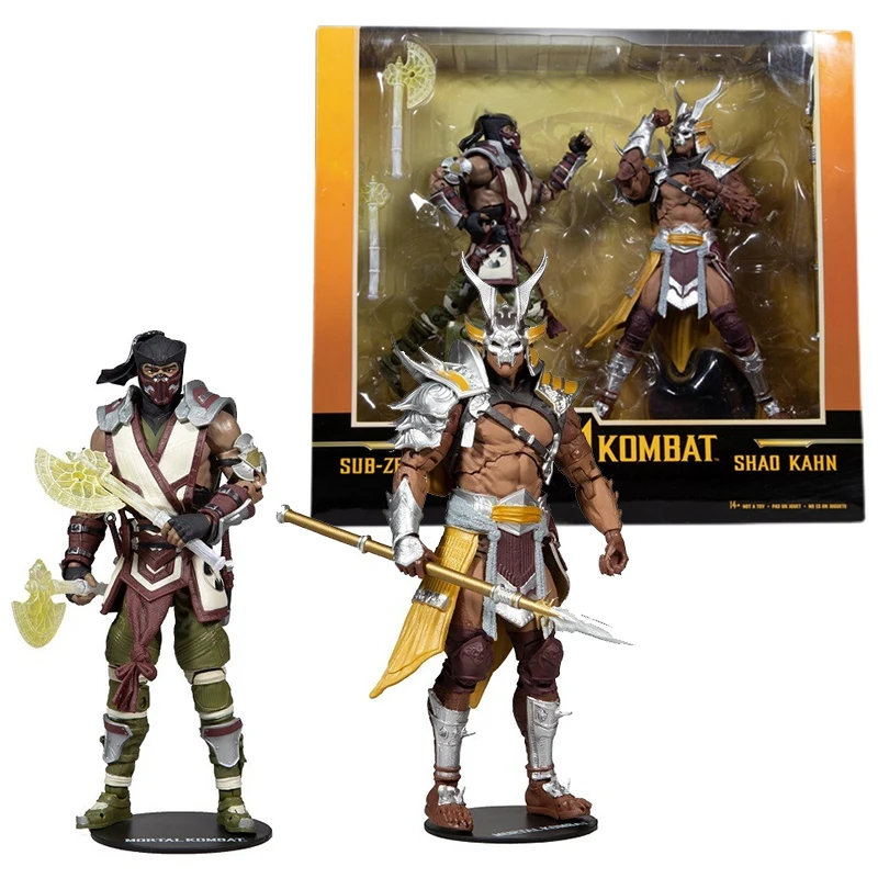 Genuine Mortal Kombat Action Figure Sub-Zero Shao Kahn 7 Inch Collection Model Ornament Anime Action Figure Toys for Children
Genuine Mortal Kombat Action Figure Sub-Zero Shao Kahn 7 Inch Collection Model Ornament Anime Action Figure Toys for Children