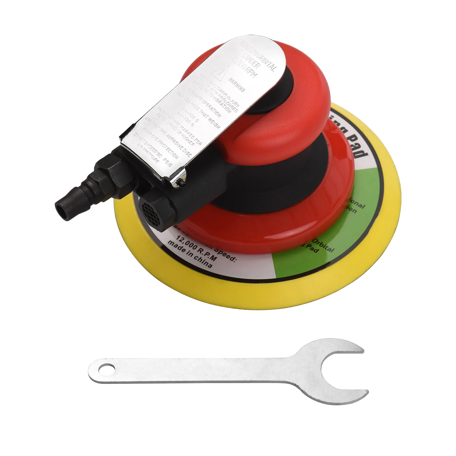 6 Inch Pneumatic Air Sander Polisher Tool Polishing Random Orbital Sander Machine Grinder for Car Paint Care Rust Removal Tools
6 Inch Pneumatic Air Sander Polisher Tool Polishing Random Orbital Sander Machine Grinder for Car Paint Care Rust Removal Tools