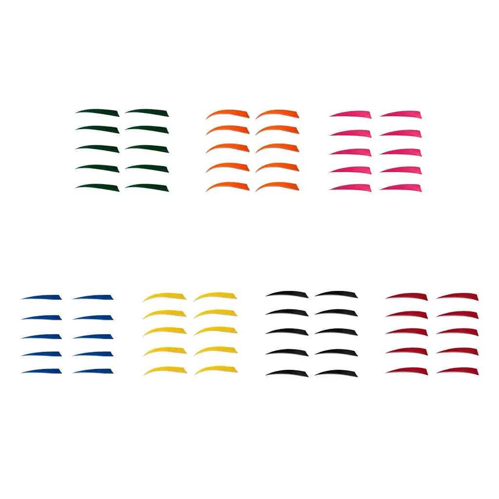10 Pieces 5'' Shield Shape Left-wing Artificial Feather Arrow Fletching Archery Hunting
10 Pieces 5'' Shield Shape Left-wing Artificial Feather Arrow Fletching Archery Hunting