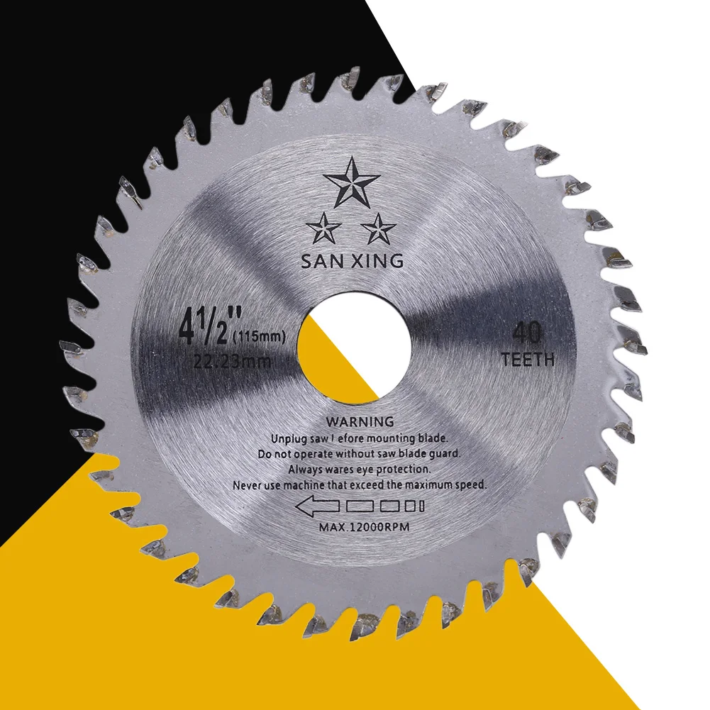 4.5 inch 40 Teeth Cutting Tool Circular Saw Blades Wood Cutting Disc for Makita Angle Grinder Saw Disc Multitool Power Tool
4.5 inch 40 Teeth Cutting Tool Circular Saw Blades Wood Cutting Disc for Makita Angle Grinder Saw Disc Multitool Power Tool