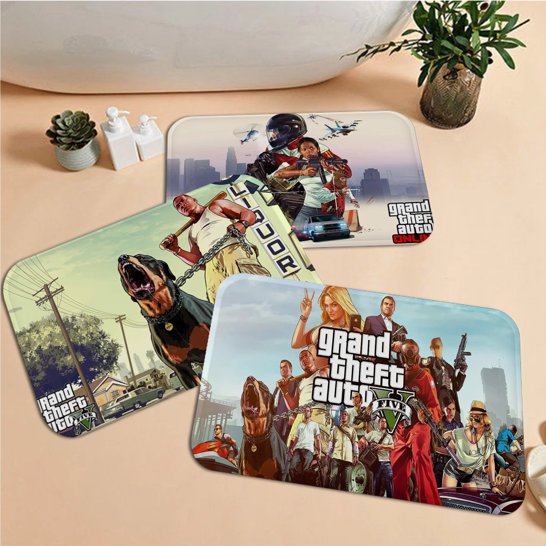 Grand Theft Auto Floor Mat Retro Multiple Choice Living Room Kitchen Rug Non-Slip Welcome Doormat
Grand Theft Auto Floor Mat Retro Multiple Choice Living Room Kitchen Rug Non-Slip Welcome Doormat