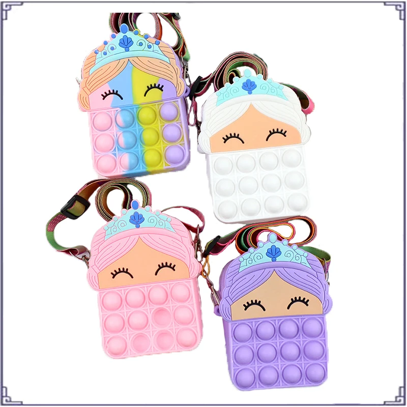 Anime Kawaii Creative Mini Princess Coins Silicone Bag Zipper Headphones Candy Color Handle Key Bag Birthday Gift
Anime Kawaii Creative Mini Princess Coins Silicone Bag Zipper Headphones Candy Color Handle Key Bag Birthday Gift