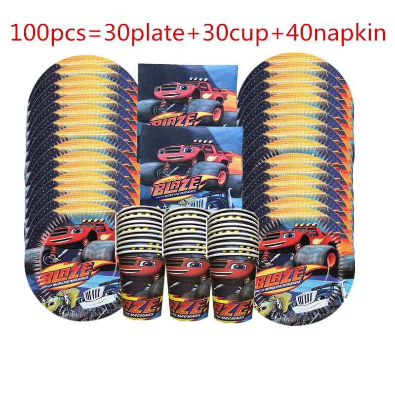 10-20people ues Blaze car Machines Birthday Party Set Paper napkins Cups Plates Baby Shower Kids Boy Children Day Party Supplies
10-20people ues Blaze car Machines Birthday Party Set Paper napkins Cups Plates Baby Shower Kids Boy Children Day Party Supplies