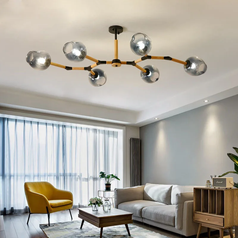 Chandelier Led Art Pendant Lamp Light Room Decor Nordic Postmodern Molecular Original Wooden Dining European-style Living
Chandelier Led Art Pendant Lamp Light Room Decor Nordic Postmodern Molecular Original Wooden Dining European-style Living