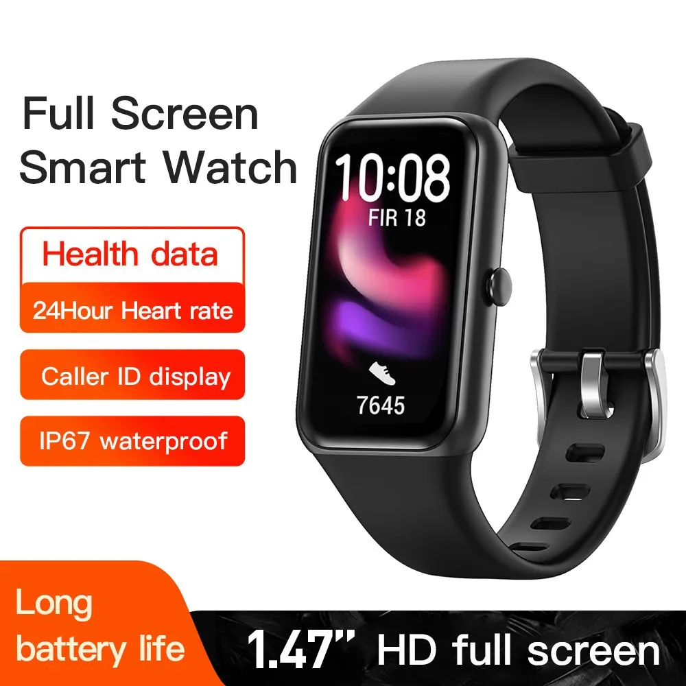 

Smart Sport Bracelet 11 Modes Heart Rate Blood Pressure Oxygen 7 Days Working IP67 Waterproof Health Wristband Sedentary Remind