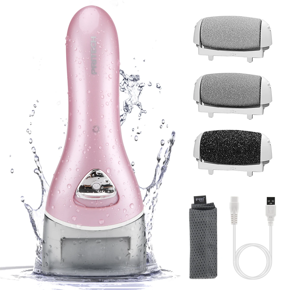 Pritech Foot Callus Dead Skin Remover Rechargeable Electric Pedicure Tools Professional Hard Cracked Dry Skin Spa for Bath
Pritech Foot Callus Dead Skin Remover Rechargeable Electric Pedicure Tools Professional Hard Cracked Dry Skin Spa for Bath
