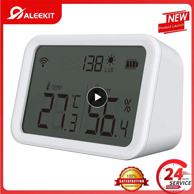 1~8PCS Diy Smart Home Light Intensity Detection Tuya Smart App Control Humidity Detector Work With Zigbee Gateway Large Display
1~8PCS Diy Smart Home Light Intensity Detection Tuya Smart App Control Humidity Detector Work With Zigbee Gateway Large Display