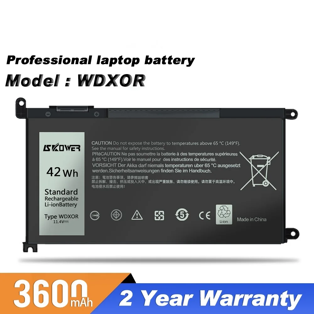 42Wh WDX0R Laptop Battery For Dell Inspiron 13 5000 5368 5378 7368 7378 14 7000 7460 15 5565 5578 7560 7569 7570 7579 17 5767
42Wh WDX0R Laptop Battery For Dell Inspiron 13 5000 5368 5378 7368 7378 14 7000 7460 15 5565 5578 7560 7569 7570 7579 17 5767