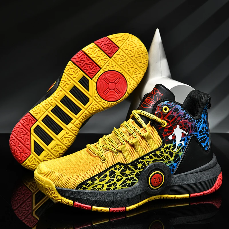 New In High Basketball Sneakers Men Women Fashion Printed Basketball Trainers Baskets Outdoor Platform Sport Shoes Boys 31-45
New In High Basketball Sneakers Men Women Fashion Printed Basketball Trainers Baskets Outdoor Platform Sport Shoes Boys 31-45