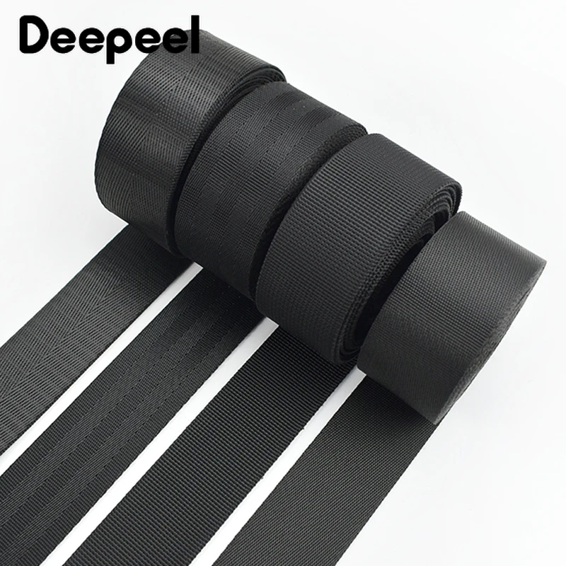 Лента нейлоновая черная для рюкзака, 5 метров, 20-50 мм
Лента нейлоновая черная для рюкзака, 5 метров, 20-50 мм