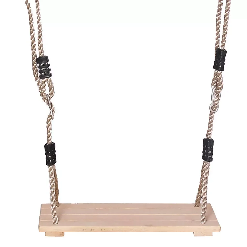 Classic Wooden Swing Seat with Strong Swing Rope Height-adjustable Hanging Swing for Indoor Outdoor
Classic Wooden Swing Seat with Strong Swing Rope Height-adjustable Hanging Swing for Indoor Outdoor