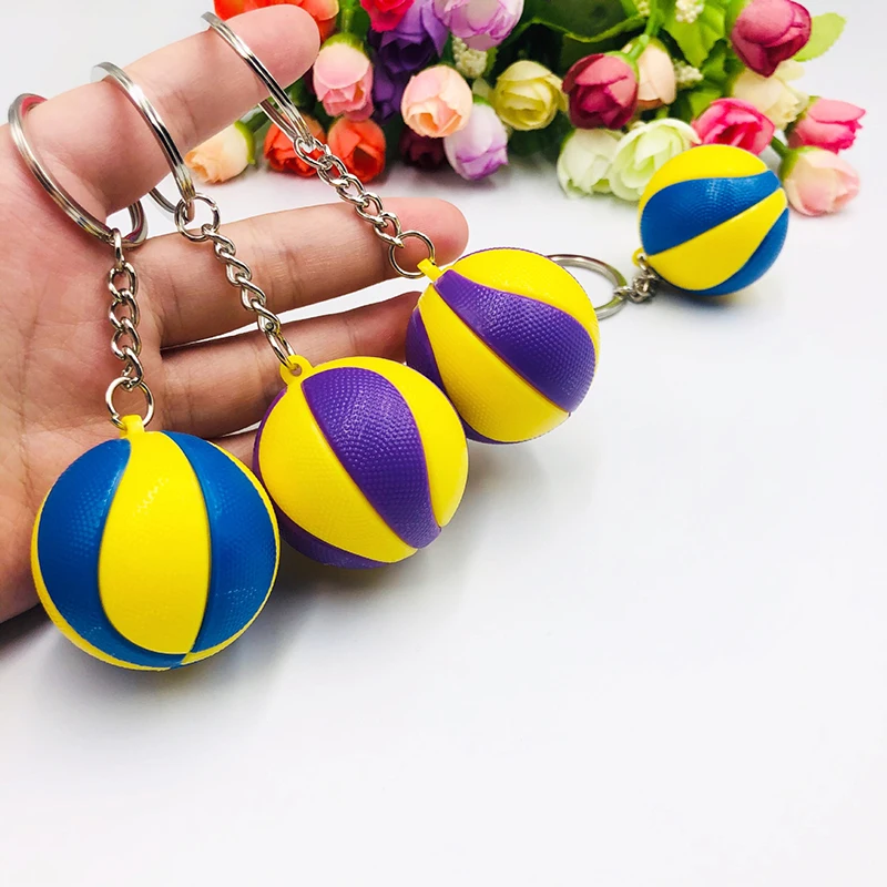 Mini Simulation PVC Volleyball Toy Sport Keychain For Men Women Wallet Car Ball Keyring Gift Key Holder Ring
Mini Simulation PVC Volleyball Toy Sport Keychain For Men Women Wallet Car Ball Keyring Gift Key Holder Ring