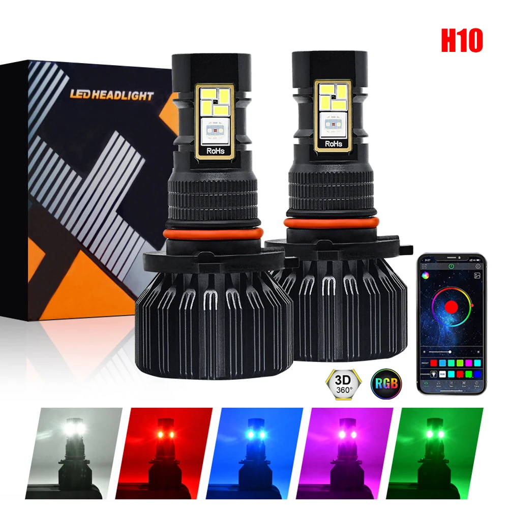 Luixxuer Car LED Headlight H8 H9 H11 H10 HB3 HB4 9005 9006 5202 Hi-Lo Beam 60W 15000LM 6000K Auto RGB LED Lamp Turbo Fog Light
Luixxuer Car LED Headlight H8 H9 H11 H10 HB3 HB4 9005 9006 5202 Hi-Lo Beam 60W 15000LM 6000K Auto RGB LED Lamp Turbo Fog Light