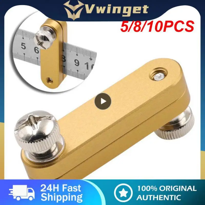 5/8/10PCS Marking Gauge Locating Aluminum Alloy Carpentry Scriber Measuring For Wooden Products Steel Ruler Positioning Block
5/8/10PCS Marking Gauge Locating Aluminum Alloy Carpentry Scriber Measuring For Wooden Products Steel Ruler Positioning Block
