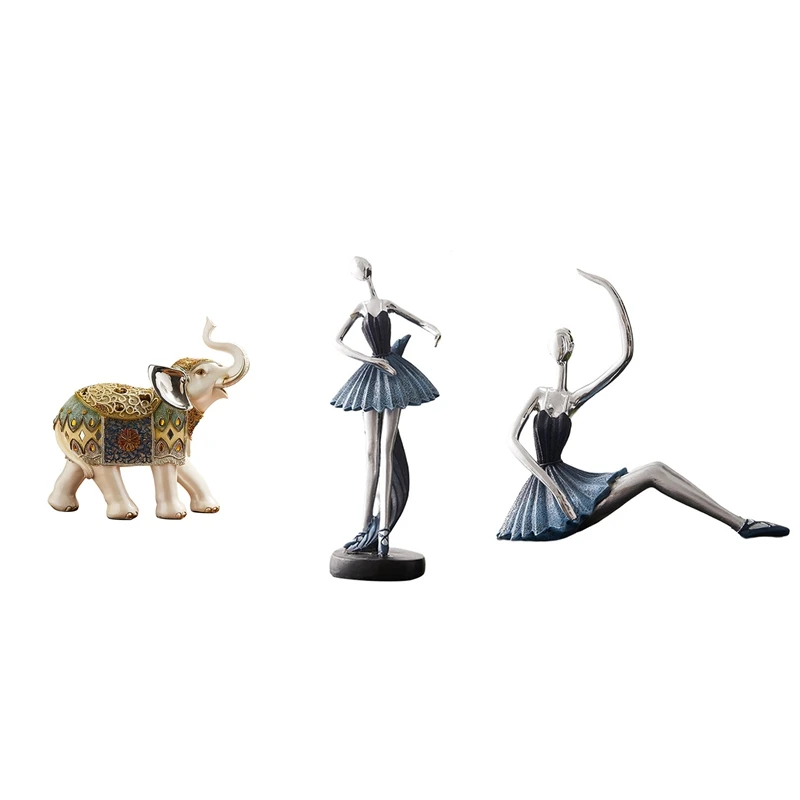 Creative Home Accessories Elephant Ballet Girl Ornaments Living Room Decoration Light Luxury Small Furnishings Gifts
Creative Home Accessories Elephant Ballet Girl Ornaments Living Room Decoration Light Luxury Small Furnishings Gifts