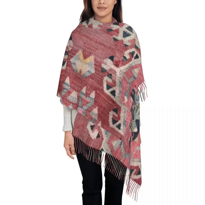 Тканый текстильный шарф Kilim с персидской ковровой дорожкой, Женская Длинная зимняя Осенняя теплая шаль с кисточками, унисекс турецкие этнические шарфы с этническим рисунком
Тканый текстильный шарф Kilim с персидской ковровой дорожкой, Женская Длинная зимняя Осенняя теплая шаль с кисточками, унисекс турецкие этнические шарфы с этническим рисунком