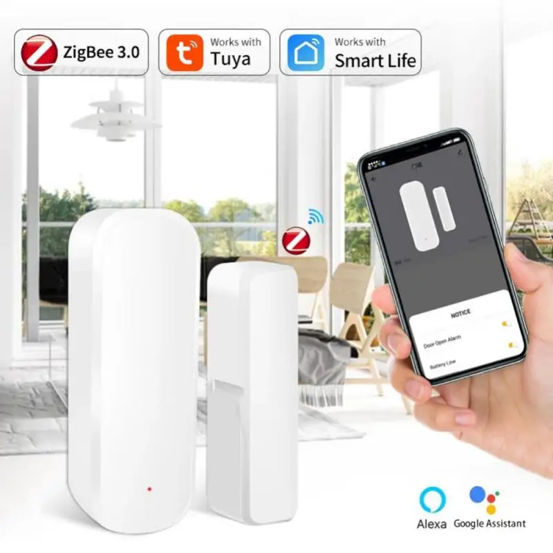 Tuya Smart WiFi Door Window Sensor Smart Home Security Alarm Open / Closed Detector SmartLife APP Works With Alexa Google Home
Tuya Smart WiFi Door Window Sensor Smart Home Security Alarm Open / Closed Detector SmartLife APP Works With Alexa Google Home