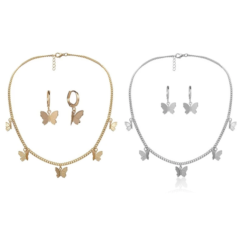 Fashion Women Lady Wedding for butterfly Necklace Earring Jewelry Set Gold Silve 264E
Fashion Women Lady Wedding for butterfly Necklace Earring Jewelry Set Gold Silve 264E