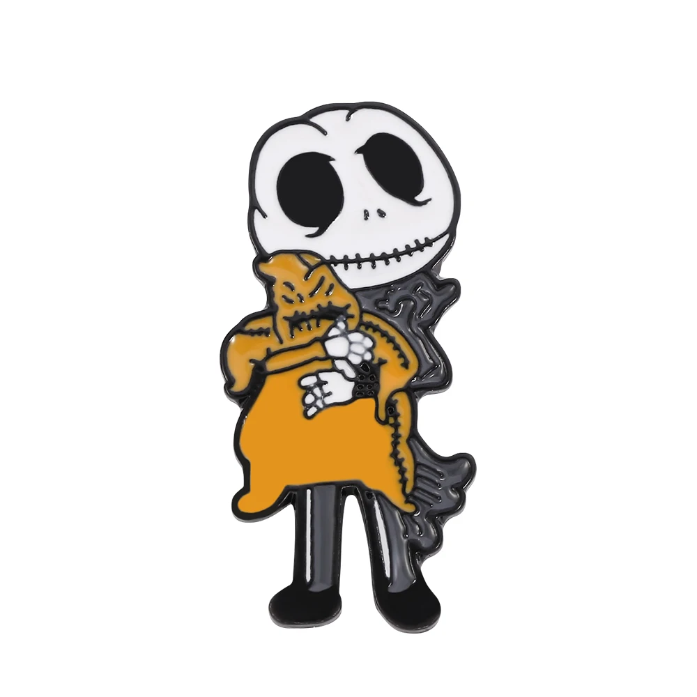 Disney Anime The Nightmare Before Christmas Enamel Brooch Cartoon Figure Jack Skellington Button Badge Jewelry Pins Accessories
Disney Anime The Nightmare Before Christmas Enamel Brooch Cartoon Figure Jack Skellington Button Badge Jewelry Pins Accessories