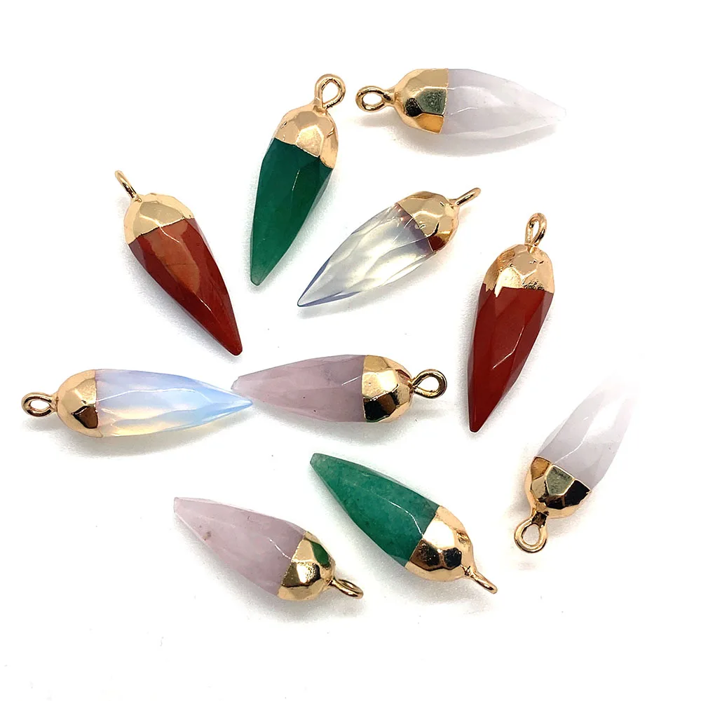 Exquisite Natural Stone Pendant Amethyst Bullet Pendant Charm Jewelry DIY Charm Necklace Accessories Jewelry Making 9x26mm
Exquisite Natural Stone Pendant Amethyst Bullet Pendant Charm Jewelry DIY Charm Necklace Accessories Jewelry Making 9x26mm