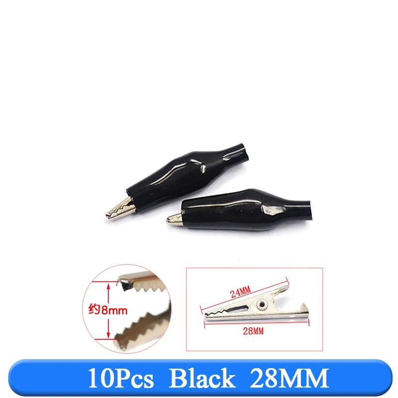 10 шт. металлические зажимы крокодил Javino G98 черные/красные
10 шт. металлические зажимы крокодил Javino G98 черные/красные