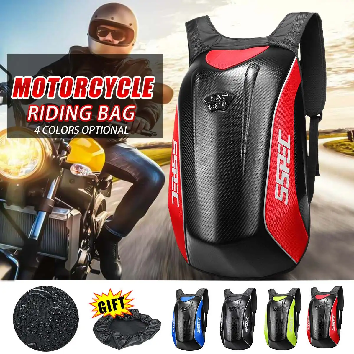Large Universal Motorcycle Backpack Motocross Riding Racing Storage Bag Touring Luggage Motorbike Bag Waterproof Carbon Fiber
Large Universal Motorcycle Backpack Motocross Riding Racing Storage Bag Touring Luggage Motorbike Bag Waterproof Carbon Fiber