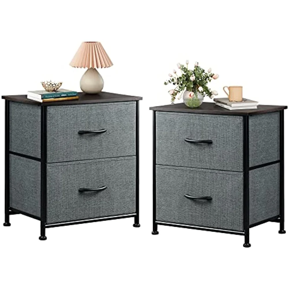 Nightstand Set of 2, 2 Drawer Dresser for Bedroom, Small Dresser with 2 Drawers, Bedside Furniture, Night Stand, End Table with
Nightstand Set of 2, 2 Drawer Dresser for Bedroom, Small Dresser with 2 Drawers, Bedside Furniture, Night Stand, End Table with