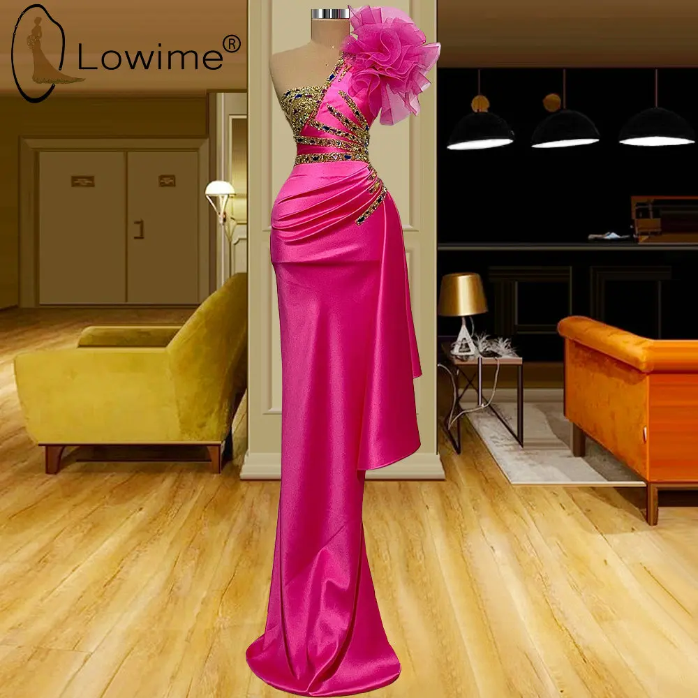 One Shoulder Rose Red Evening Dresses Long Mermaid Satin Prom Gowns for Women Wedding Party 2022 Vestidos De Noche
One Shoulder Rose Red Evening Dresses Long Mermaid Satin Prom Gowns for Women Wedding Party 2022 Vestidos De Noche